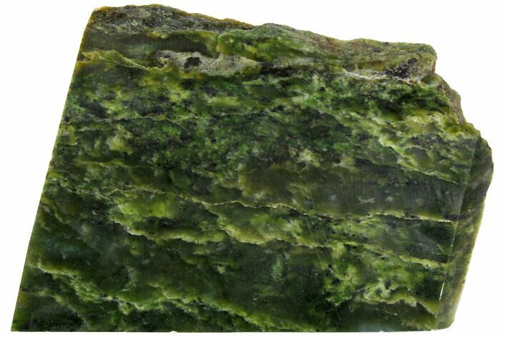 Polished Canadian Jade (Nephrite) Slab - British Colombia #117636